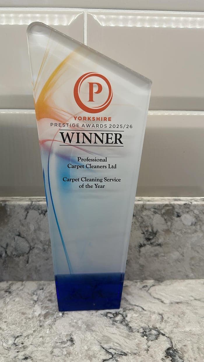 Award won by Professional Carpet & Upholstery Cleaners
